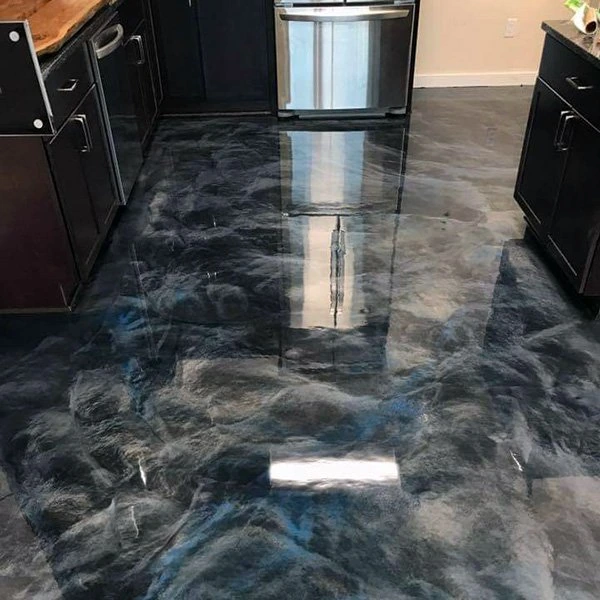 Metallic Epoxy in Kitchens