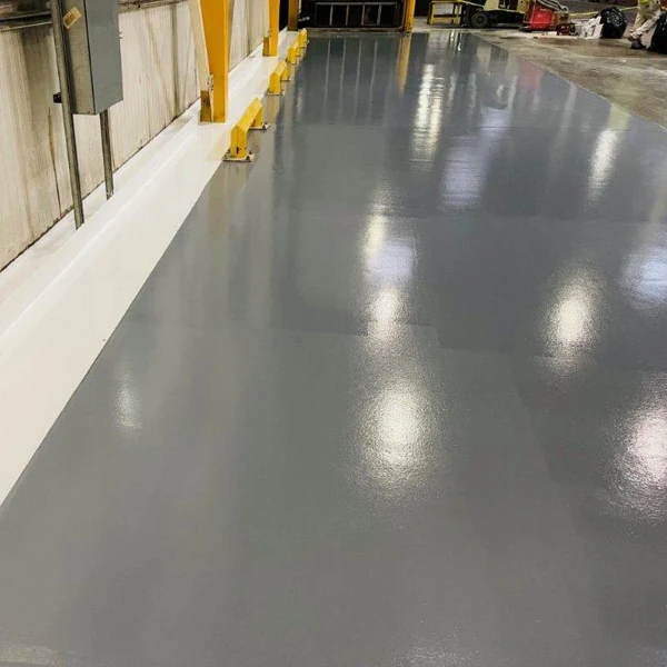 Urethane-Topped Metallic Epoxy Flooring